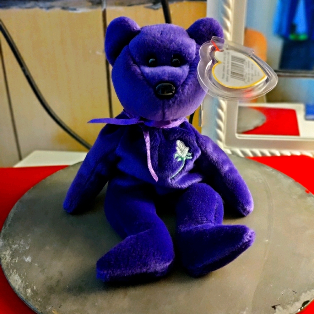 Purple Princess beanie baby - Picture 2 of 6